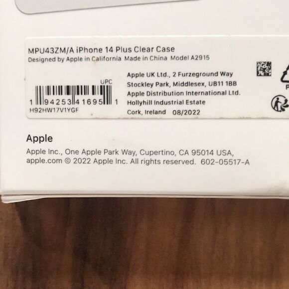 NEW Apple IPhone 14 Plus Clear Case - Picture 5 of 5